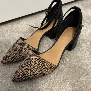 Leopard print heels